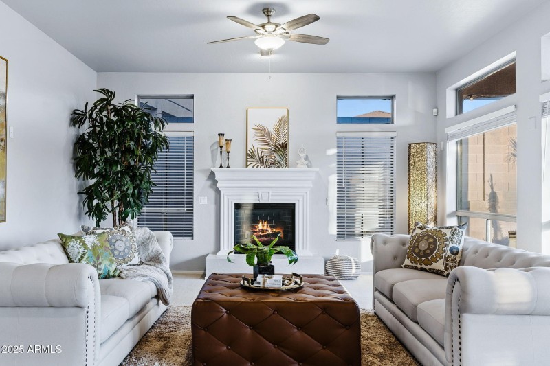 Family Room with Fireplace