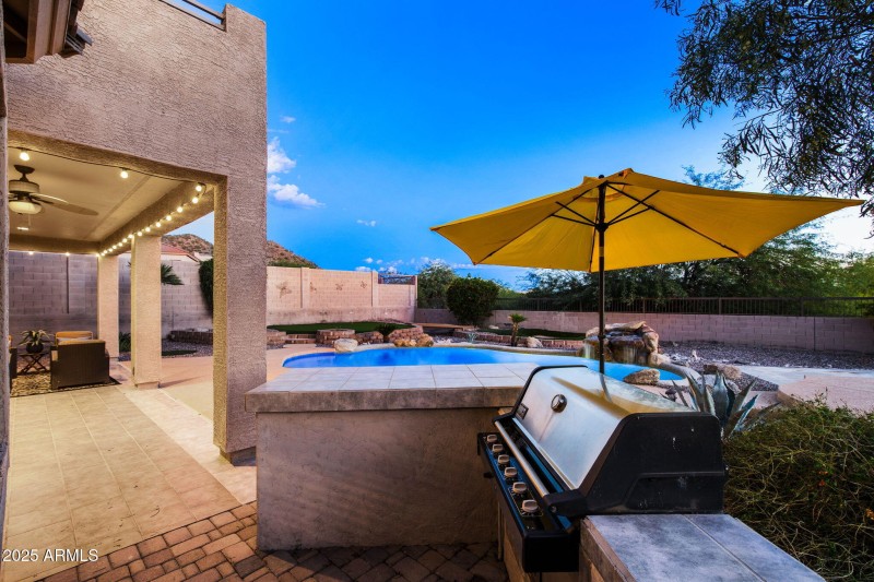 Built in Weber Grill