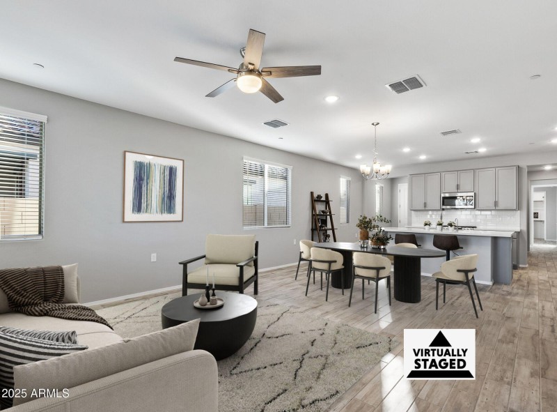 Virt Staged Great Room