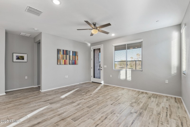 Great Room towards Primary and Patio