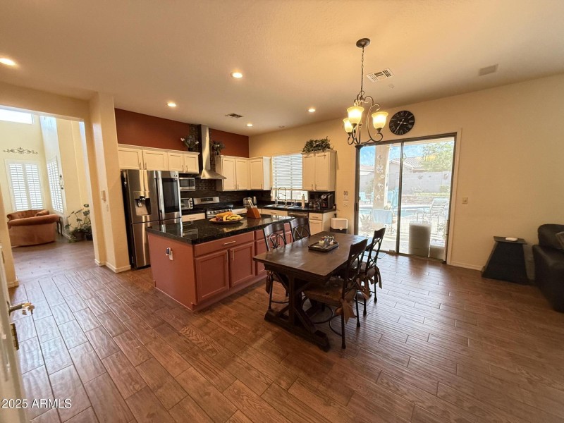 Open Concept Kitchen & Dining