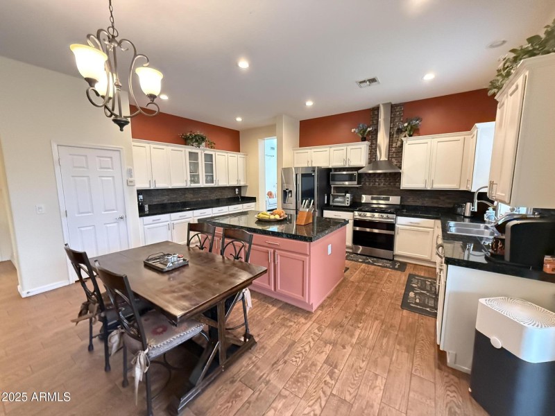 Kitchen and Eat In Dining Area
