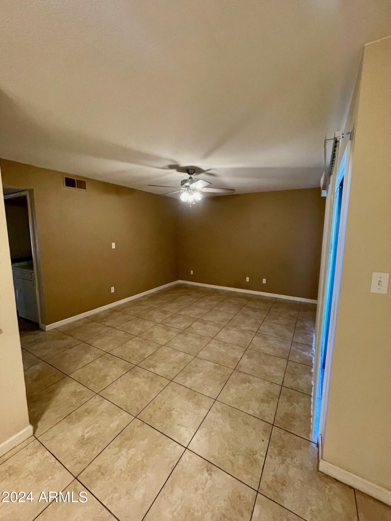 Living area from dining area