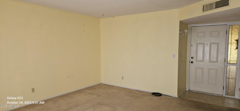 Livingroom view of Front Door