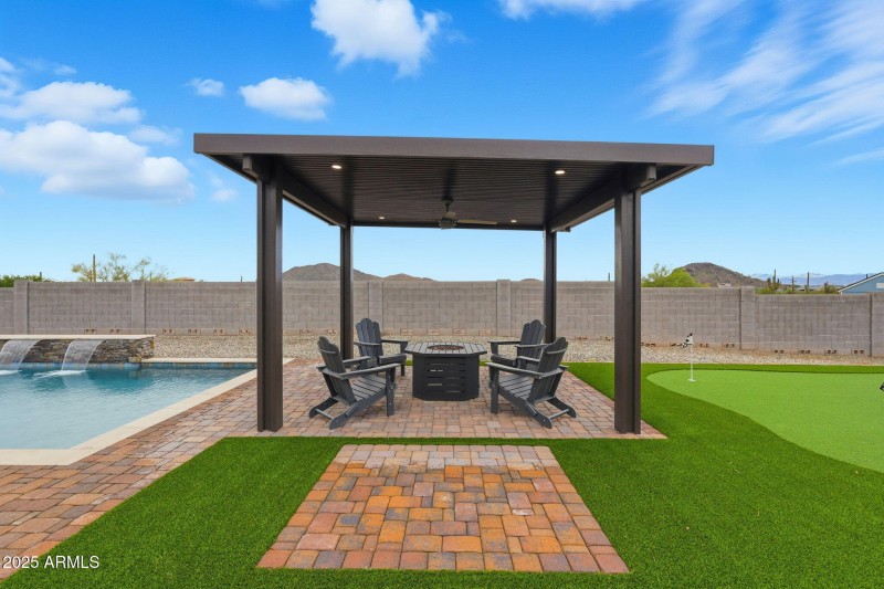 Pergola with Electric