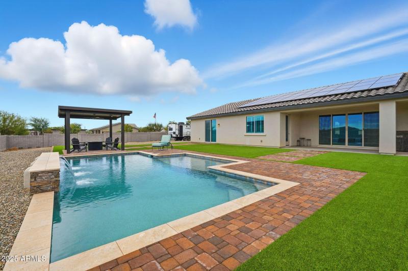 Backyard Entertaining Area