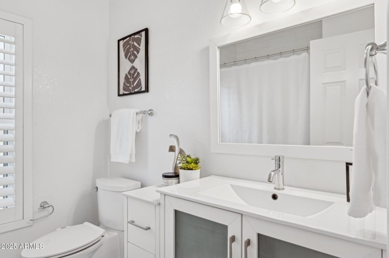 Guest bath remodeled & fresh