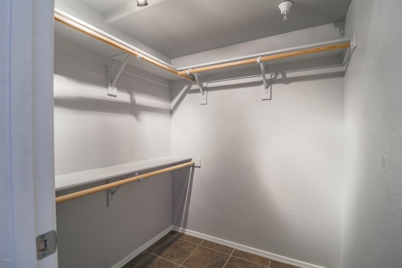 FIRST FLOOR MASTER WALK-IN CLOSET