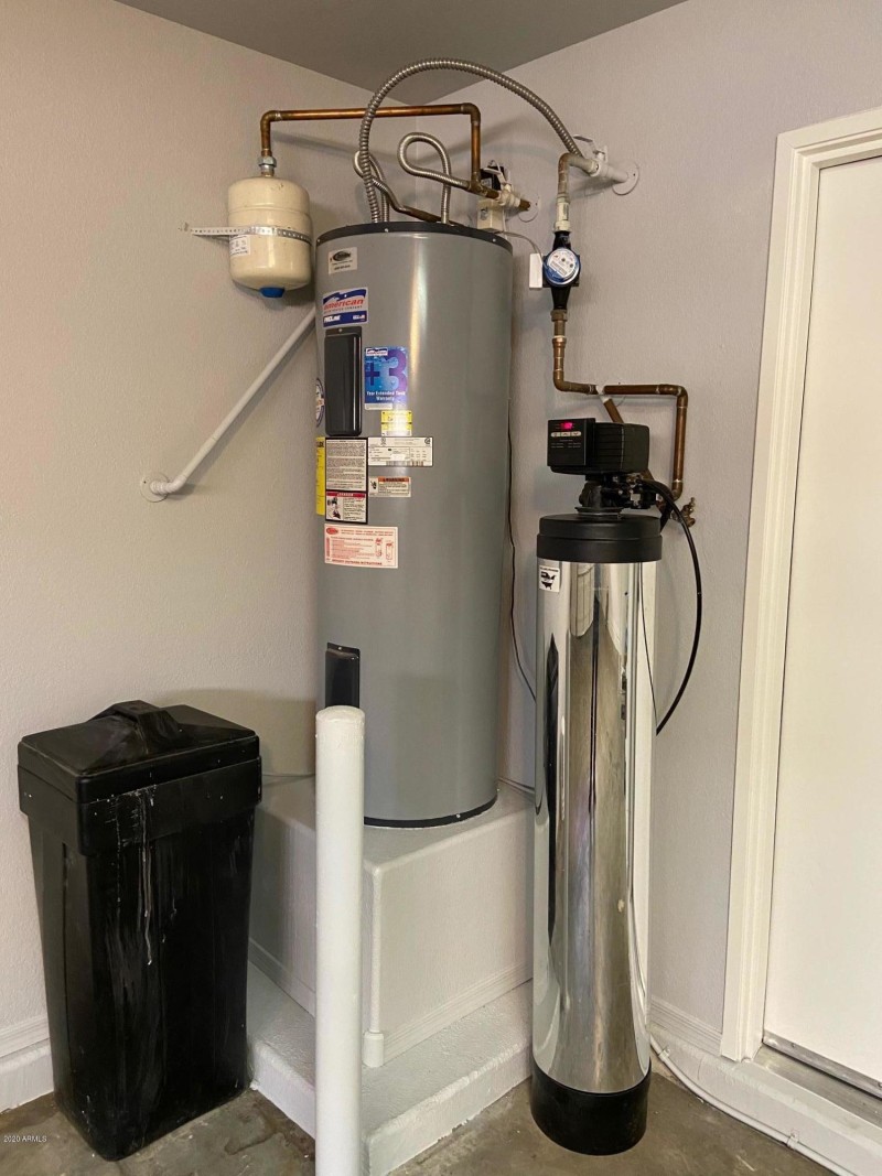WATER HEATER AND SOFTENER