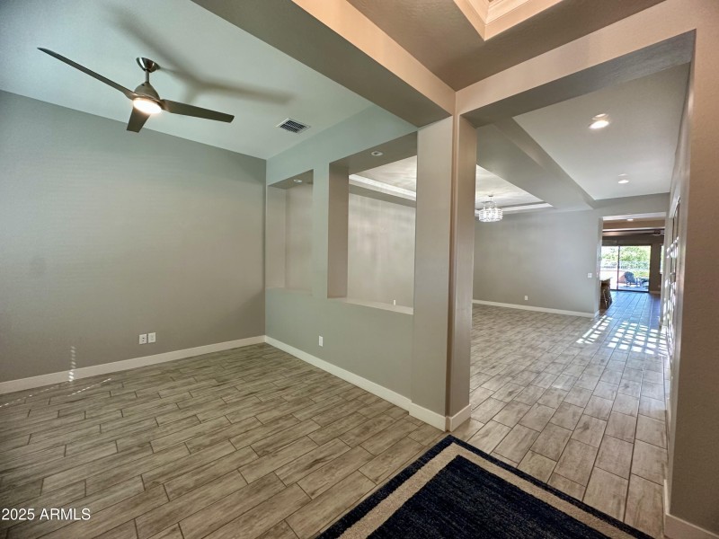 Open and spacious from the front door