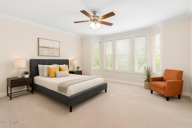 Cozy and Bright Master Bedroom