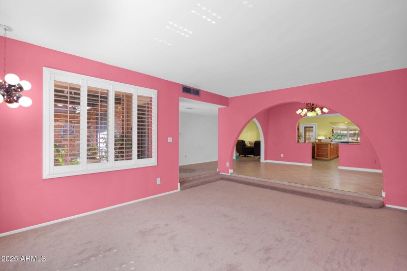 Living Room Leads to Dining