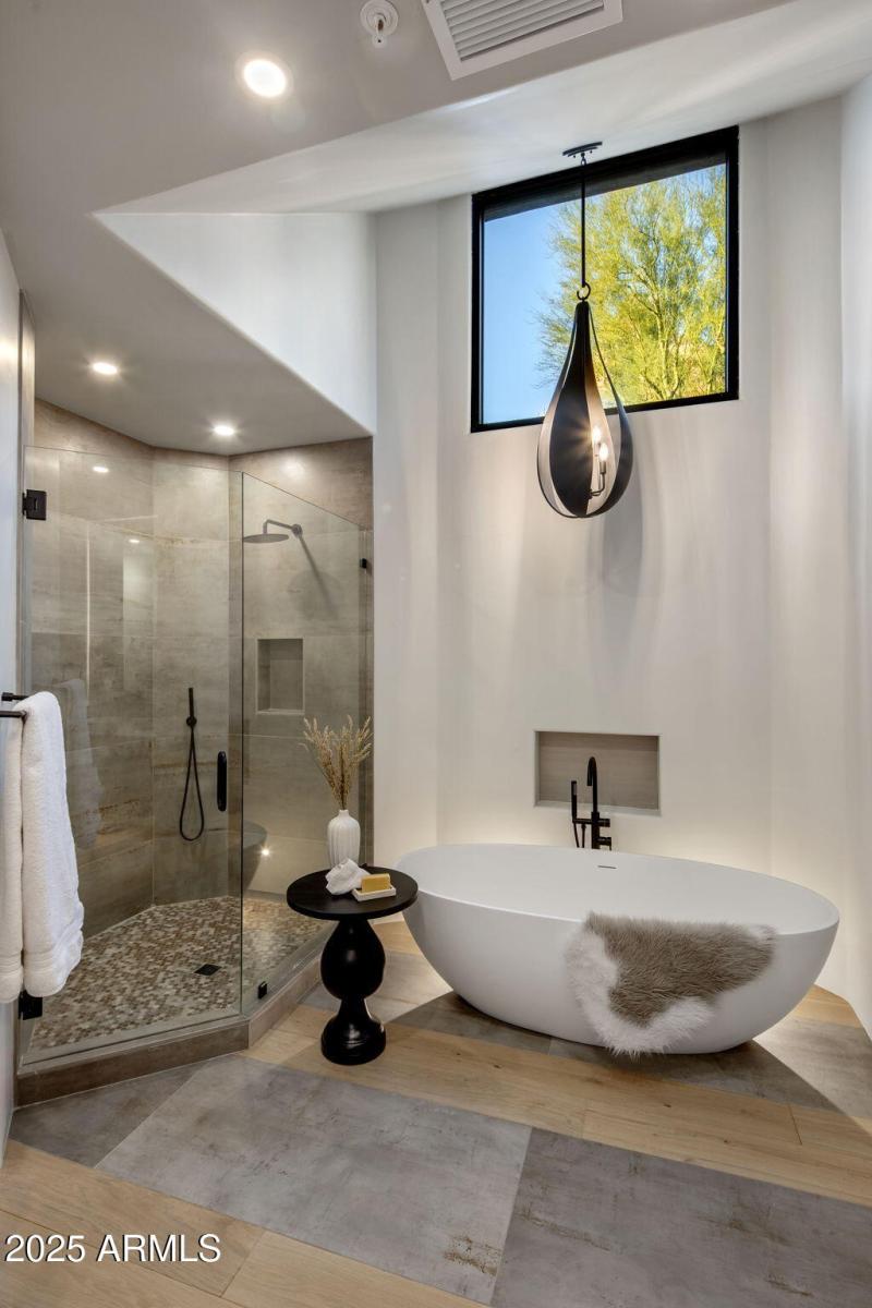 Downstairs Primary Bathtub