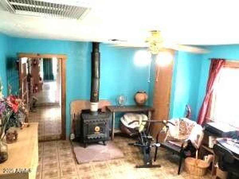 Bdrm Dwnstrs w Wood stove