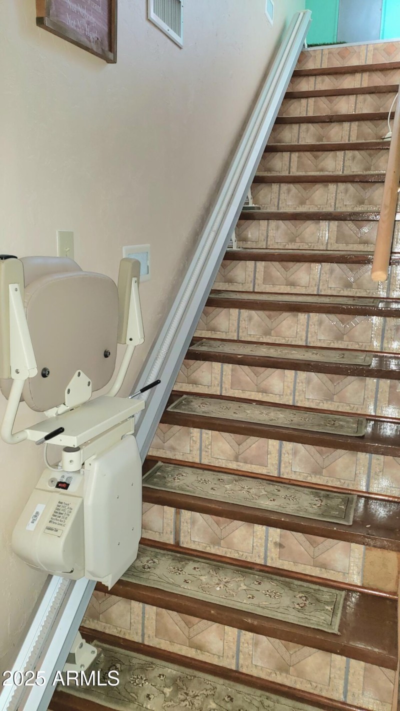 Stairs have Chair Lift