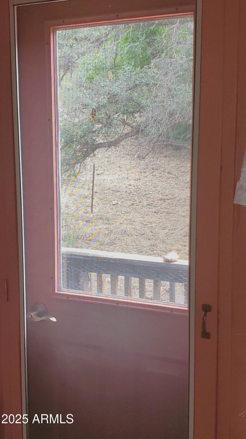 Sm Bdrm Up Exit Door to Deck