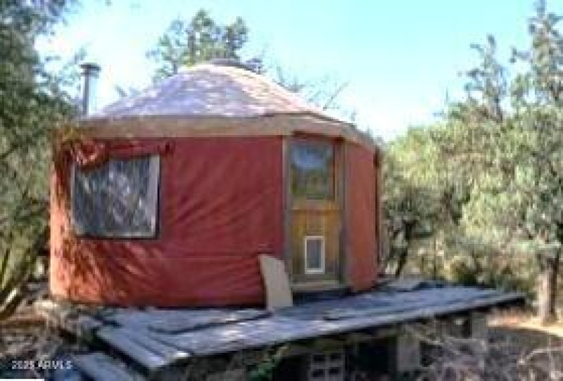 Yurt on Wood Decking