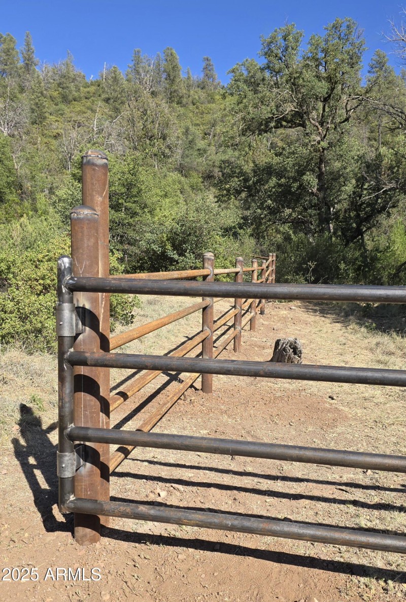 N Pipe Fence & Gate to E 2024 June