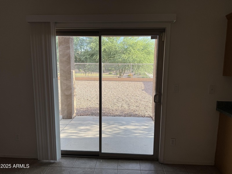 Sliding Door to Patio