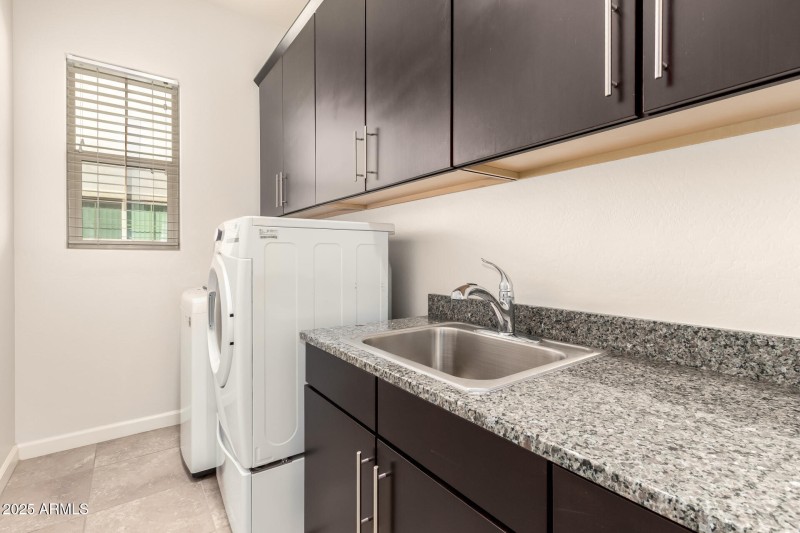 Laundry room in main house