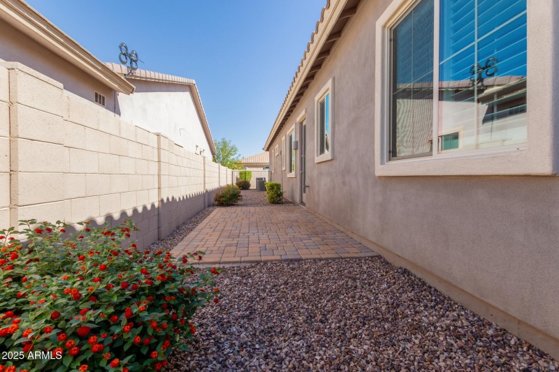 patio off the guest quarters
