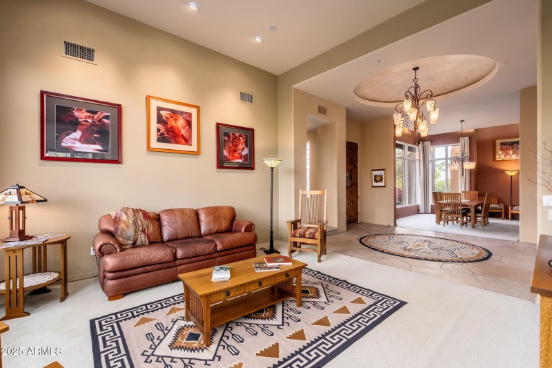 Colorful and peaceful Living Room