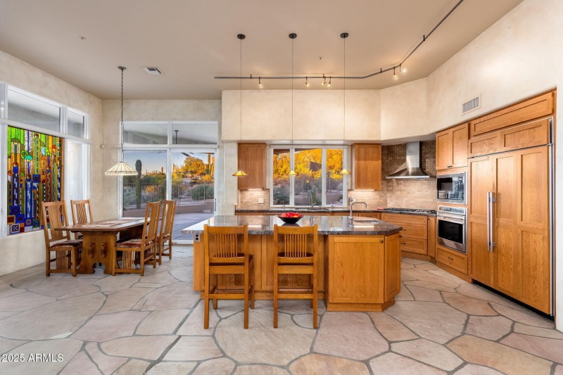 Custom Cabinetry Island and dining