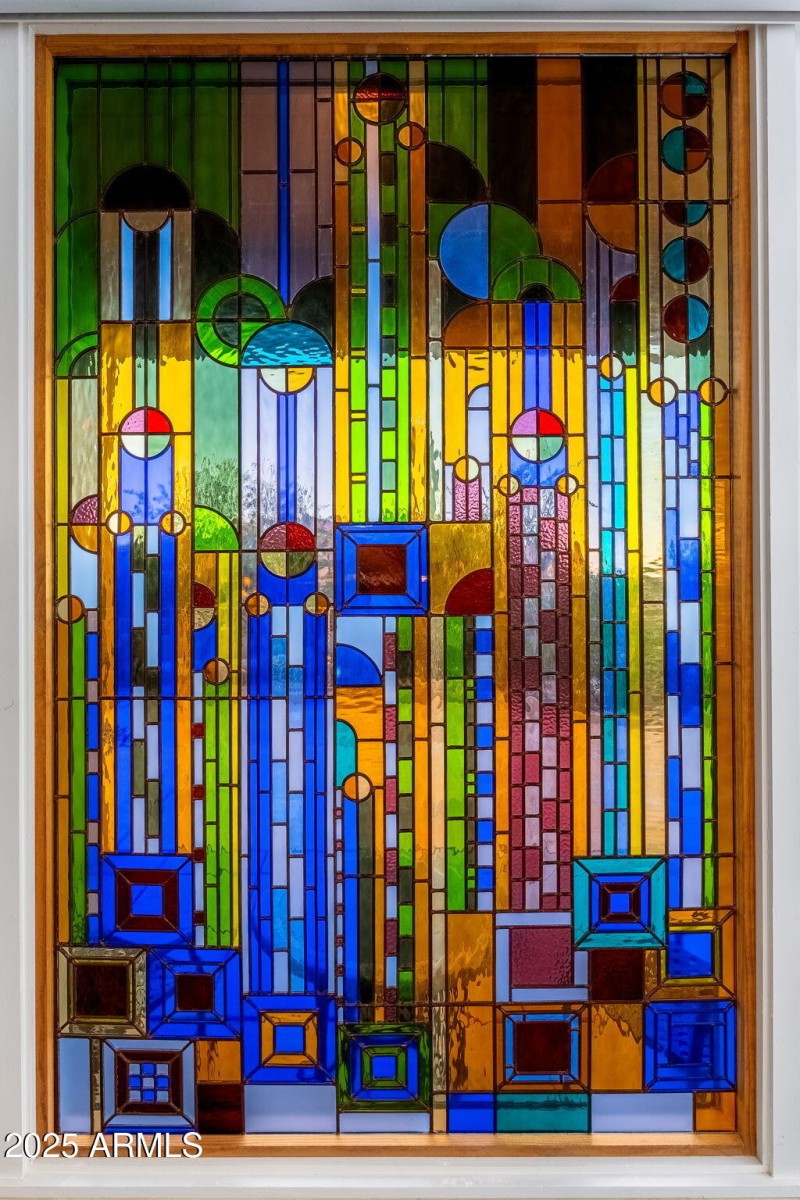 FLW Rattenbury Stained Glass Window
