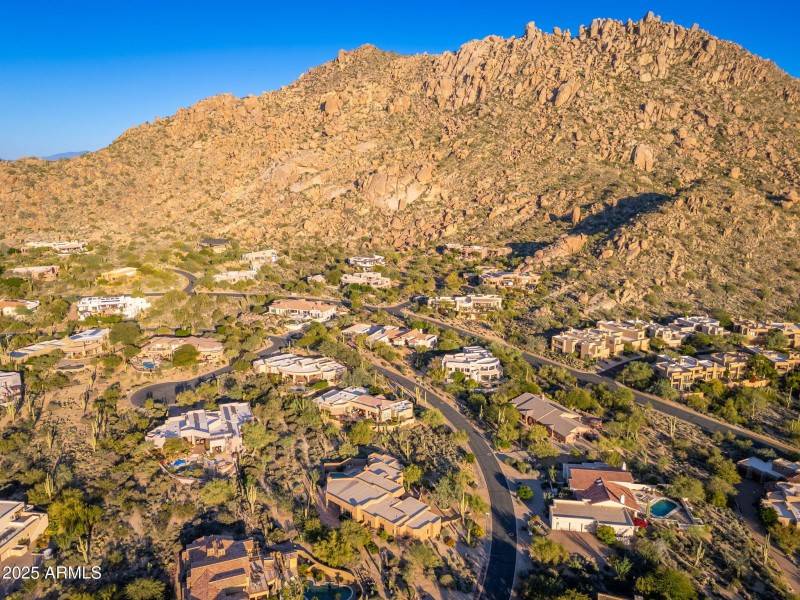 Many faces of Troon Mounain