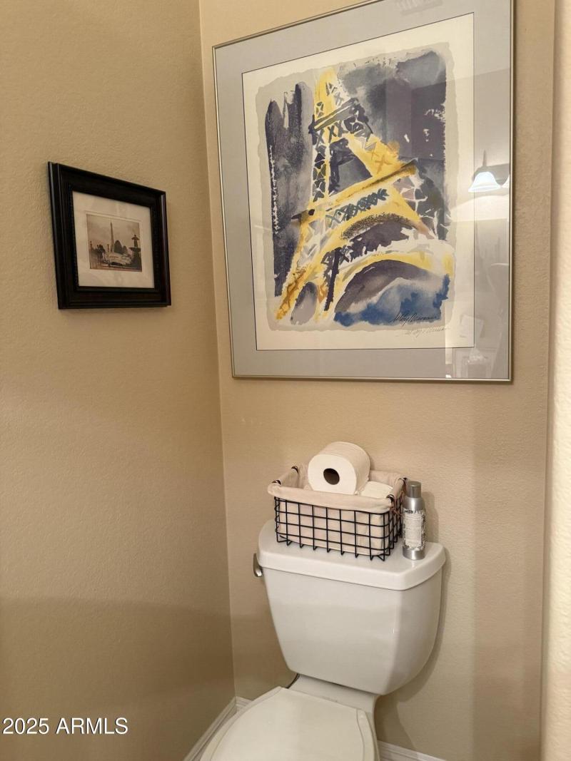 Toilet are of Guest Bathroom