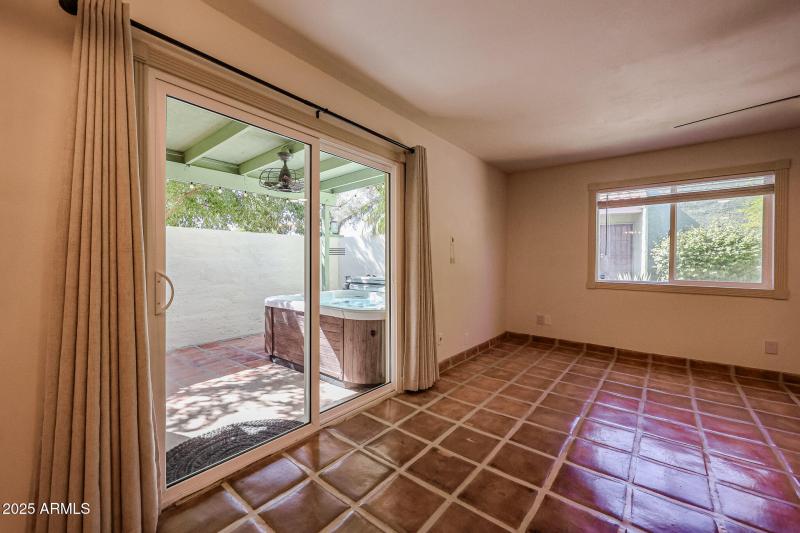 Sliding Door to Back Patio