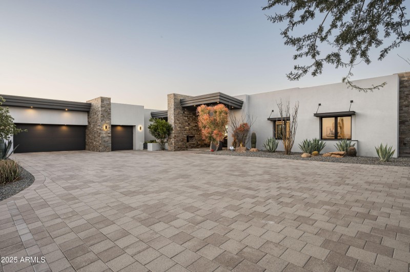 Large driveway