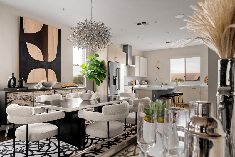 Dining / Kitchen view