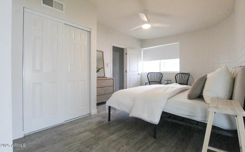 Two closets in primary