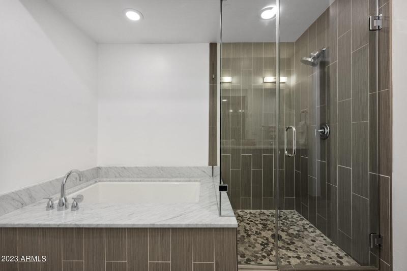 Separate Shower and Tub