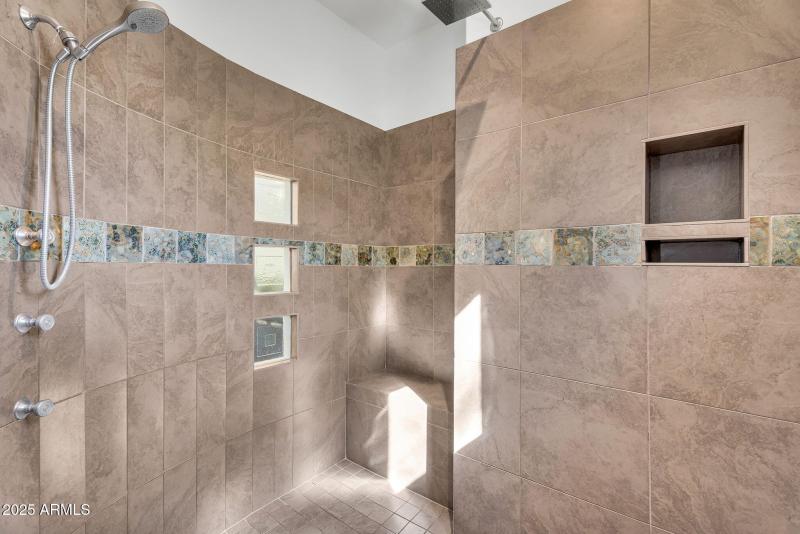 Large walk-in shower