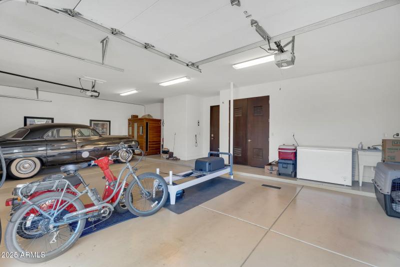 Garage with Storage Closets