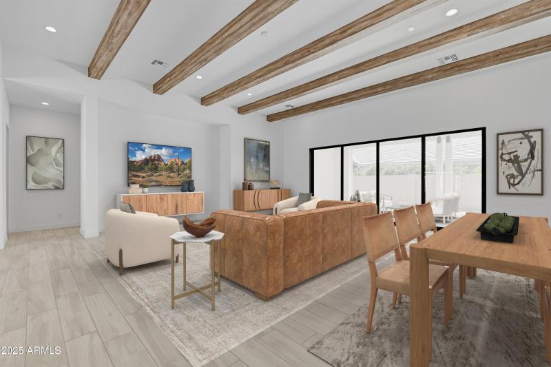 Virtually Staged Great Room