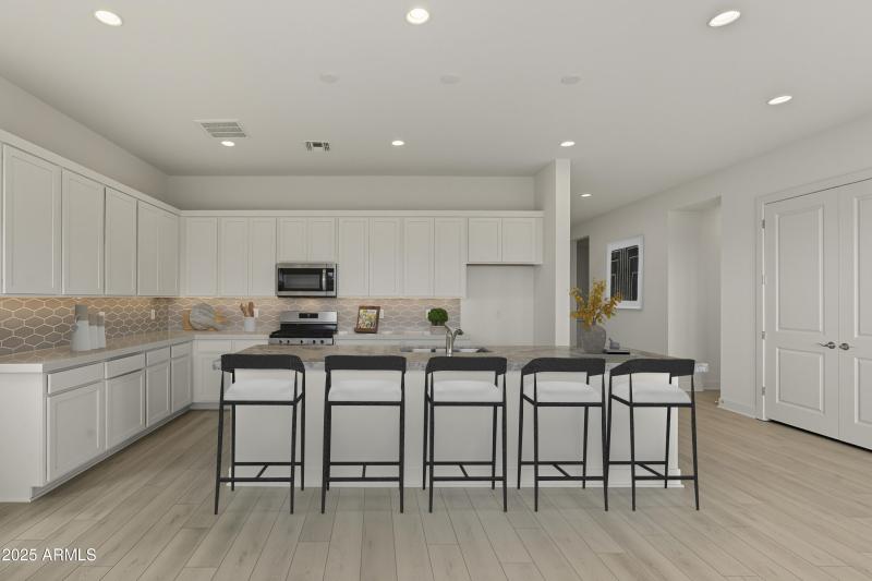 Virtually Staged Kitchen