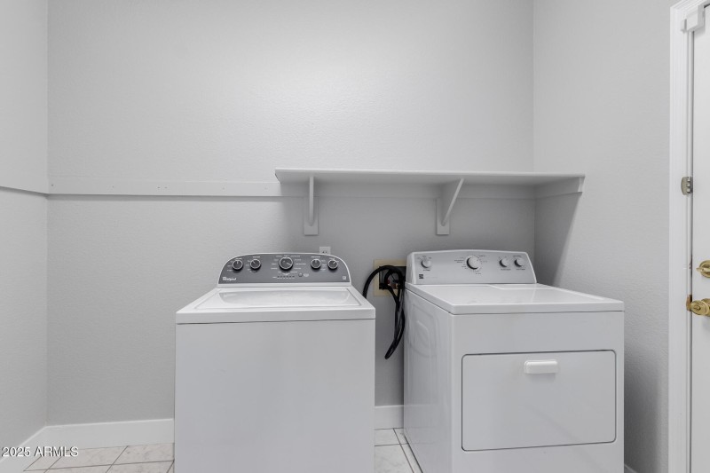 Laundry area