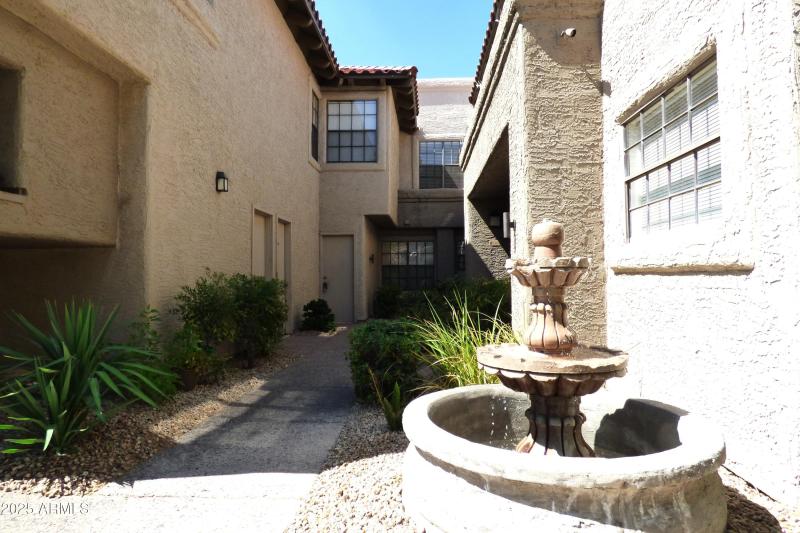 Fountain at Condo Entry