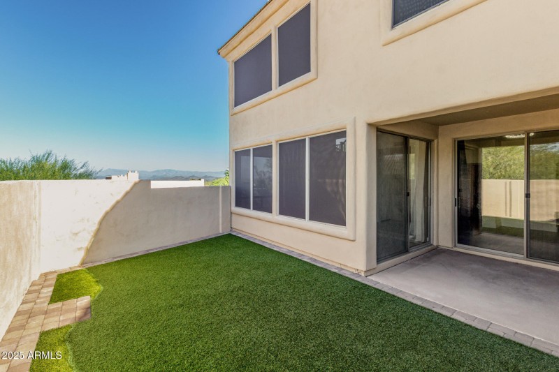 36 - Fenced yard with turf