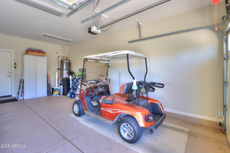 Garage coating & service door