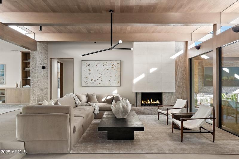 Living Room w/walls of glass