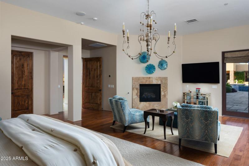 View to Sitting Area/Fireplace