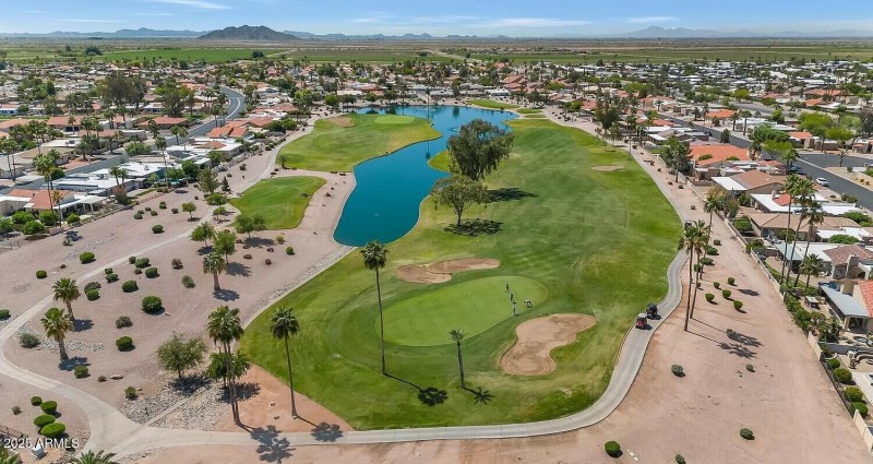 Cottonwood golf course - arial view