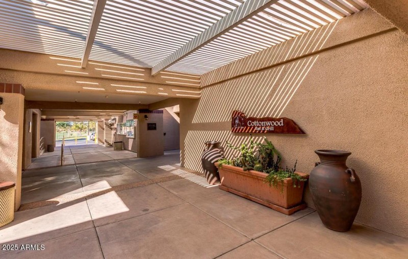 entrance to bar-restaurant