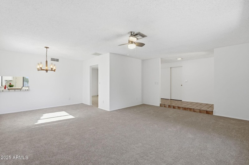 front room formal dining area