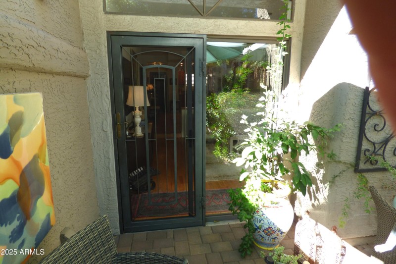 Entry to Condo from Patio