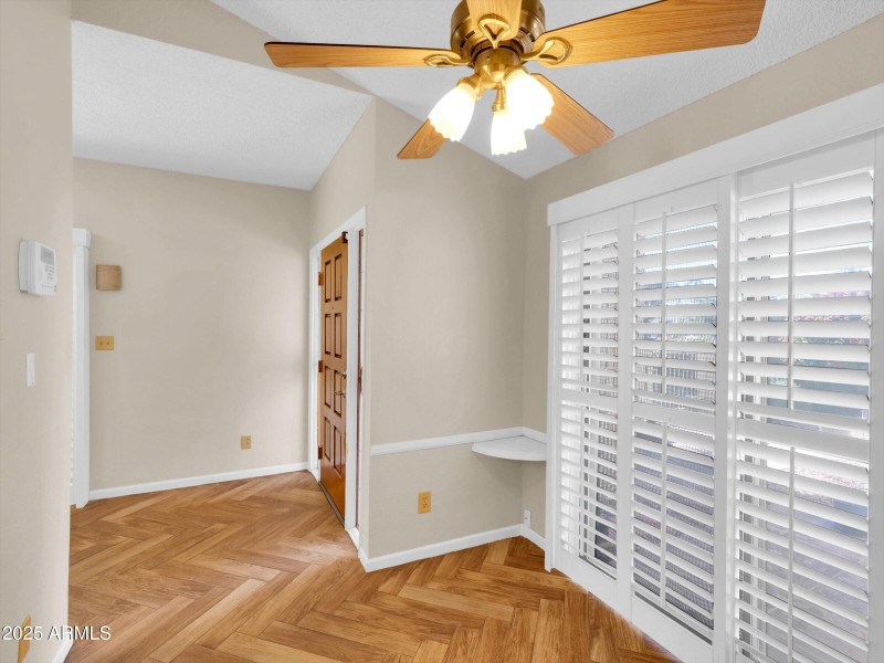 Breakfast area view to front door